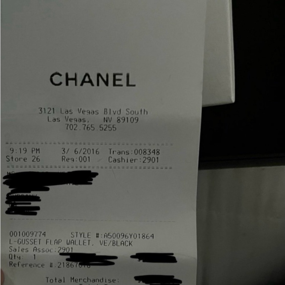 Chanel Black Quilted Leather Wallet with Metallic Detail - Picture 11 of 11